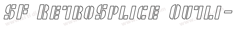 SF RetroSplice Outli字体转换 SF RetroSplice Outli字体转换